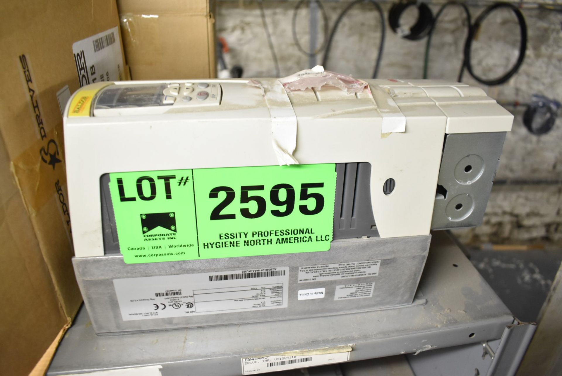 LOT/ (2) BALDOR 5HP VFDS [RIGGING FEES FOR LOT #2595 - $50 USD PLUS APPLICABLE TAXES] - Image 3 of 4
