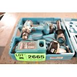 MAKITA 14.4V CORDLESS DRILL SET [RIGGING FEES FOR LOT #2665 - $25 USD PLUS APPLICABLE TAXES]