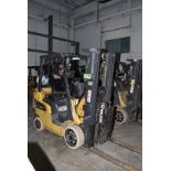 CATERPILLAR 2C5000 4,950 LBS. CAPACITY LPG FORKLIFT WITH 187" MAX VERTICAL REACH, 3-STAGE HIGH