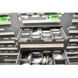 LOT/ CONTENTS OF CABINET - HARD WOUND ROLL MACHINE SPARE PARTS & COMPONENTS (TOOL CABINET NOT