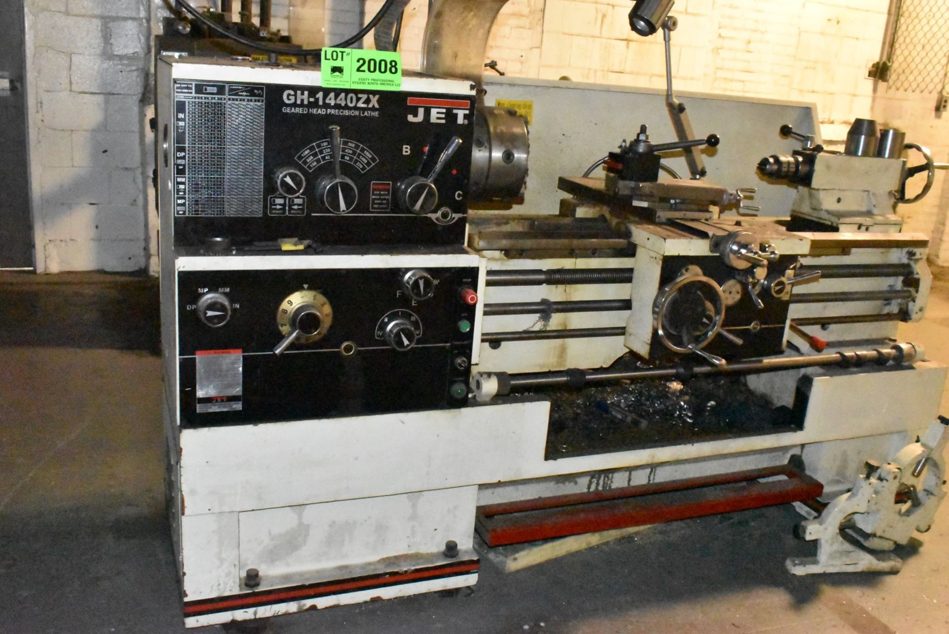 JET (2010) GH-1440ZX GAP BED ENGINE LATHE WITH 14" SWING OVER BED, 23" SWING IN THE GAP, 40" BETWEEN - Image 2 of 16