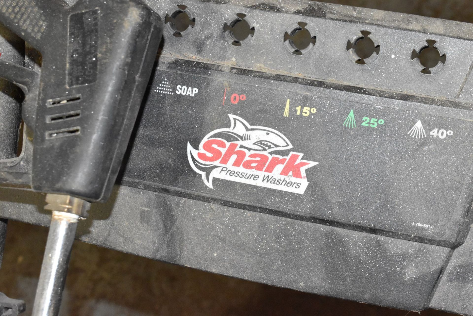 SHARK PORTABLE PRESSURE WASHER WITH HONDA GX 200 GAS POWERED ENGINE S/N N/A [RIGGING FEES FOR LOT # - Image 2 of 4