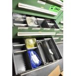 LOT/ CONTENTS OF CABINET - INCLUDING AIR ACTUATORS, BEARINGS, SPACERS, SLEEVES, WATER UNIT