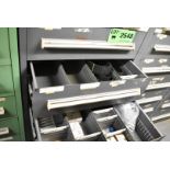 LOT/ CONTENTS OF CABINET - ROLCO TAIL TIE SPARE PARTS & COMPONENTS (TOOL CABINET NOT INCLUDED) [