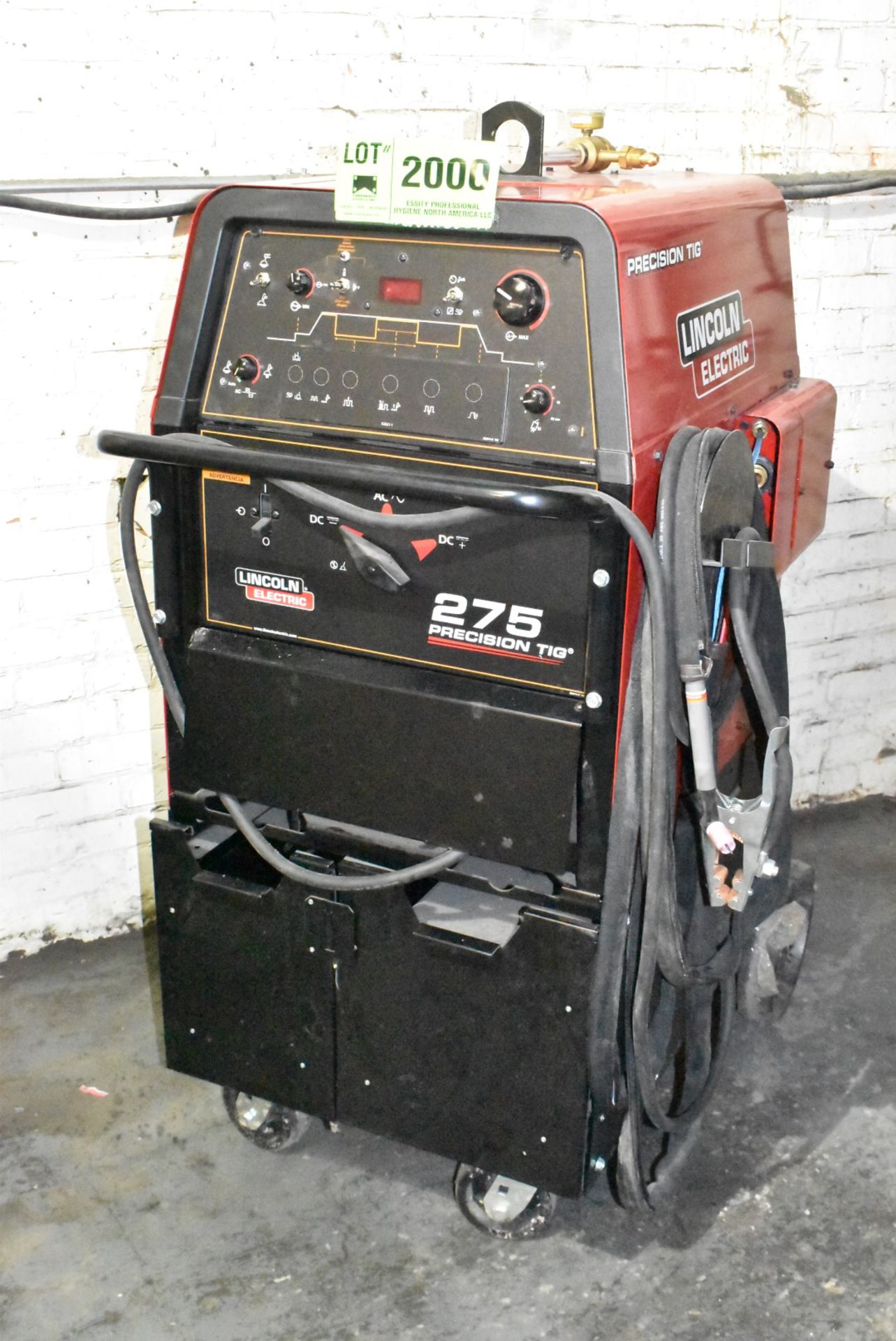 LINCOLN (2022) PRECISION TIG 275 DIGITAL PORTABLE TIG WELDER WITH TORCH, CABLES AND GUN, S/N - Image 2 of 8