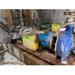 LOT/ H-D TOWER STOCK PUMP NO. 1 WITH TOSHIBA 100HP ELECTRIC MOTOR AND GOULDS 4X6-18 PUMP, S/N N/A (