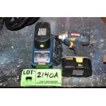 LOT/ RYOBI 18V CORDLESS IMPACT DRIVER WITH (2) BATTERIES & CHARGER