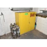 LOT/ 2 DOOR FLAMMABLE STORAGE CABINET [RIGGING FEES FOR LOT #2108 - $50 USD PLUS APPLICABLE TAXES]