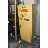 EAGLE SINGLE DOOR FLAMMABLE STORAGE CABINET [RIGGING FEES FOR LOT #2089 - $50 USD PLUS APPLICABLE