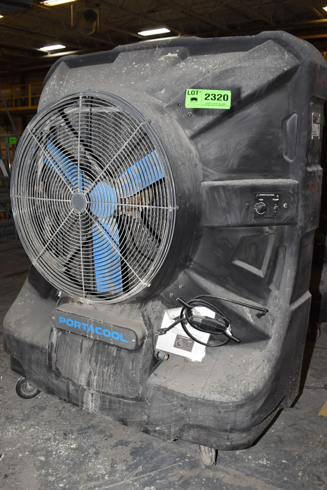 PORTACOOL JETSTREAM 260 PORTABLE EVAPORATIVE COOLER WITH 12,500 CFM, 25 MPH VELOCITY, VARIABLE