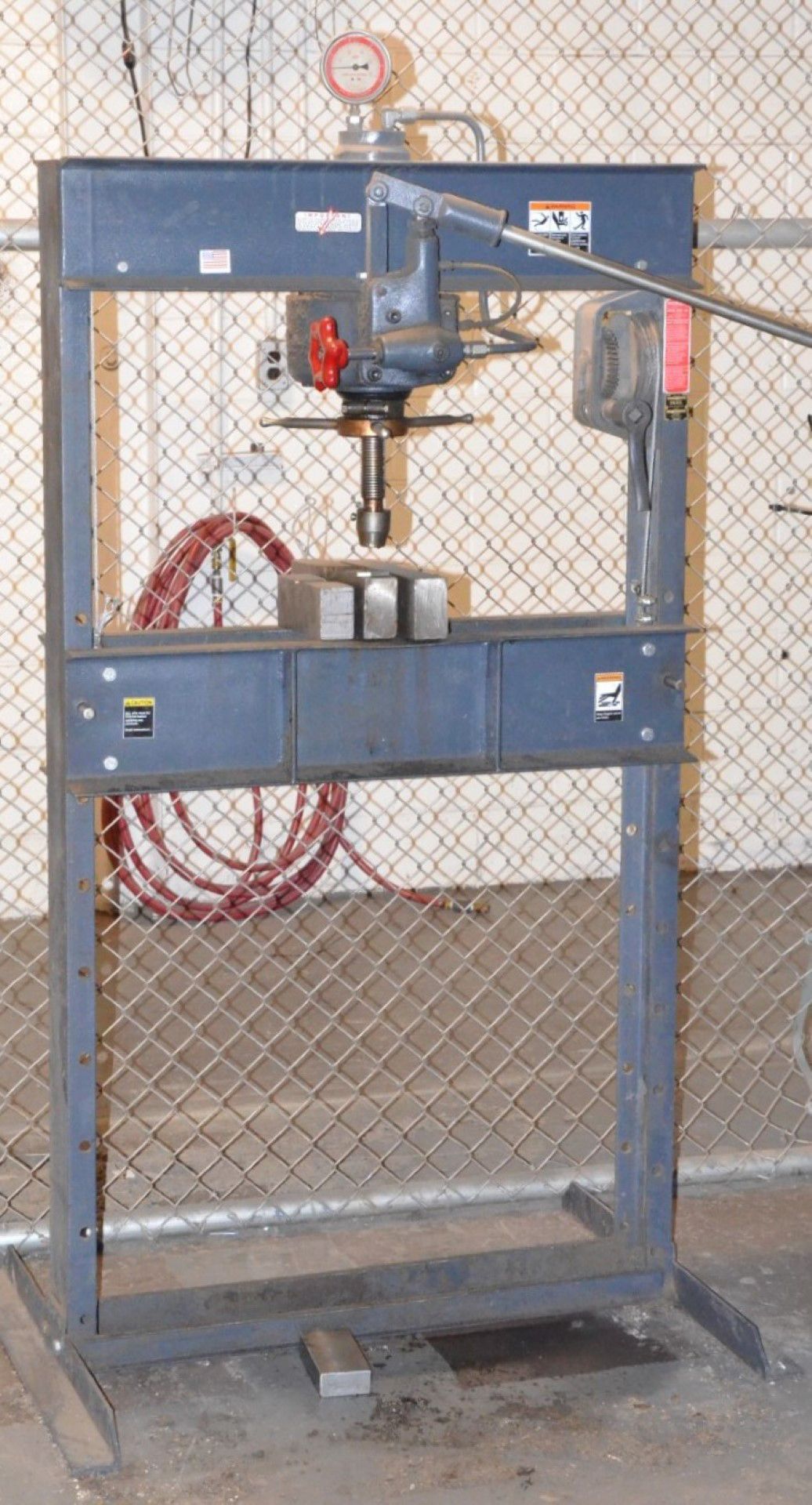 DAKE 25-H 25 TON HYDRAULIC H-FRAME SHOP PRESS, S/N 1134678 (CI) [RIGGING FEES FOR LOT #2014 - $100