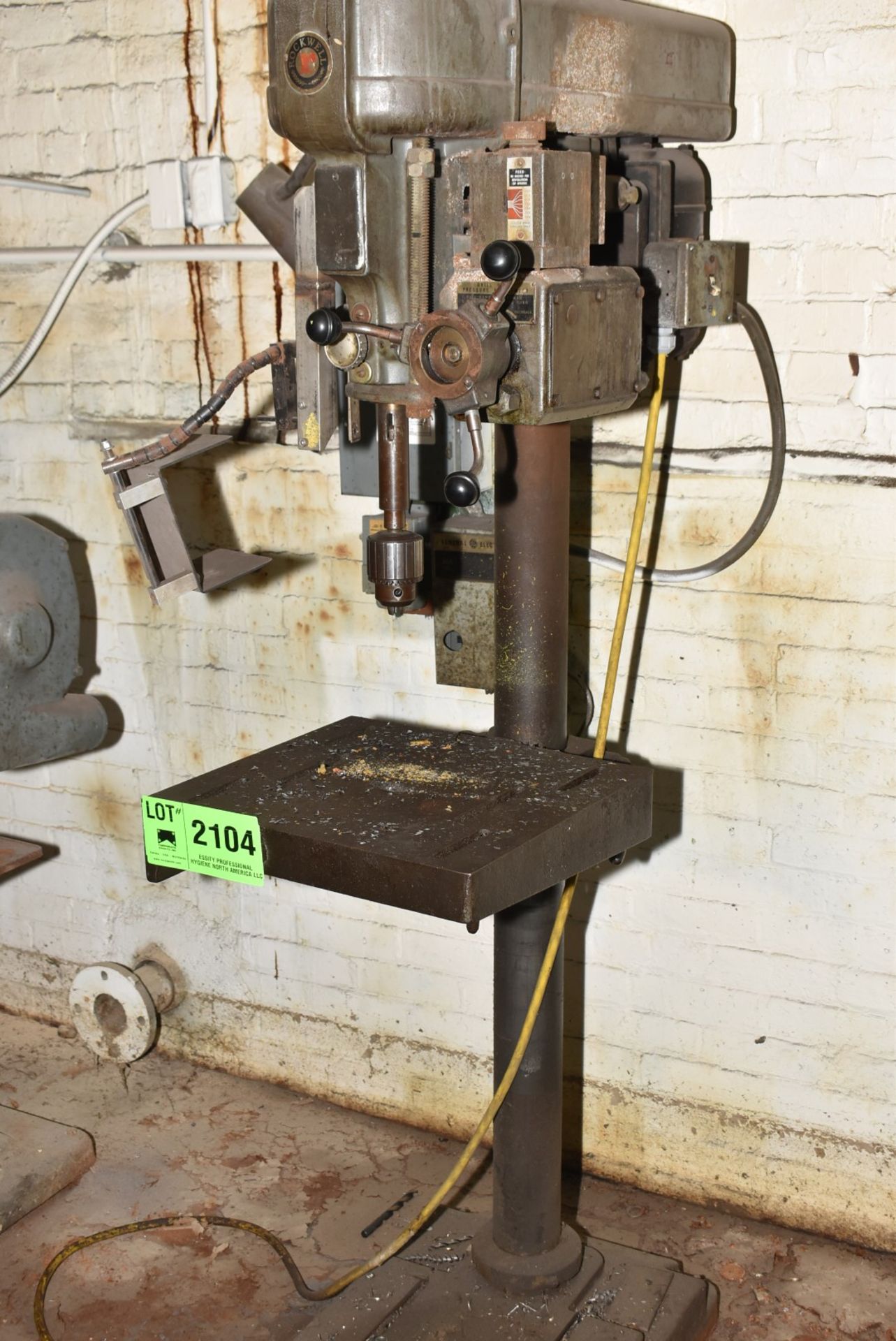 ROCKWELL DELTA FLOOR TYPE DRILL PRESS, S/N N/A (CI) [RIGGING FEES FOR LOT #2104 - $100 USD PLUS - Image 3 of 3
