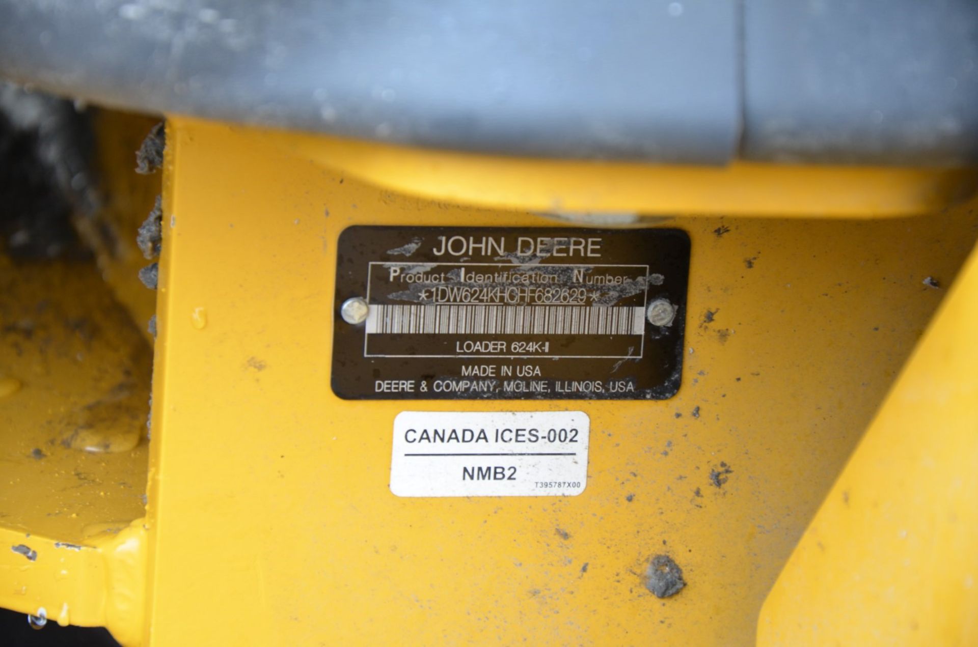 JOHN DEERE (2017) 624K II HIGH LIFT ARTICULATING FRONT END WHEEL LOADER WITH DIGITAL LOAD SCALE, - Image 12 of 22