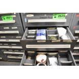 LOT/ CONTENTS OF CABINET - SINGLEFOLD SPARE PARTS & COMPONENTS (TOOL CABINET NOT INCLUDED) [