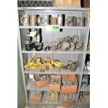 LOT/ CONTENTS OF SHELF - INCLUDING PLUMBING FITTINGS, BRACKETS, SPARE PARTS [RIGGING FEES FOR LOT #