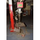 MANHATTAN MSC MODEL 95-235 HEAVY DUTY FLOOR TYPE DRILL PRESS WITH SPEEDS TO 4200 RPM, 1 HP DRIVE