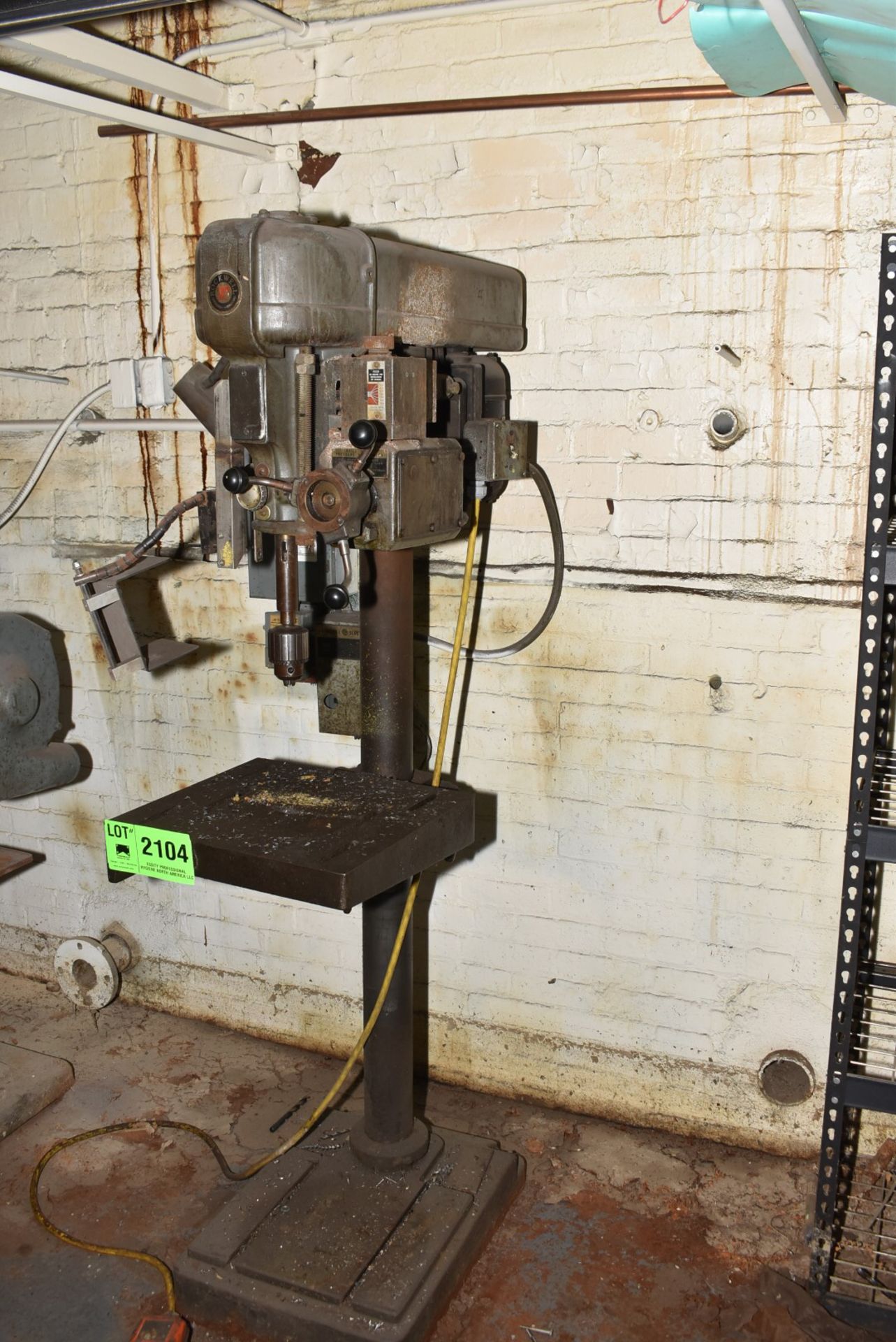 ROCKWELL DELTA FLOOR TYPE DRILL PRESS, S/N N/A (CI) [RIGGING FEES FOR LOT #2104 - $100 USD PLUS
