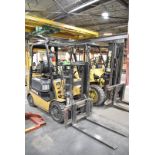 CATERPILLAR GC25 4,650 LBS. CAPACITY LPG LOW PROFILE FORKLIFT WITH 80" MAX VERTICAL REACH, 2-STAGE