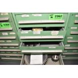LOT/ CONTENTS OF CABINET - INCLUDING SAFETY RELIEF VALVES, GASKETS, LIMIT SWITCHES, GEARS,