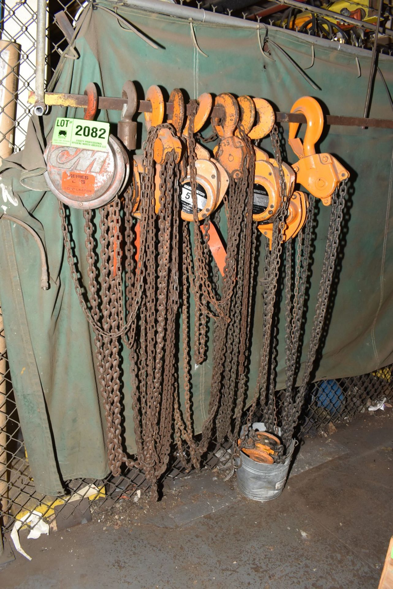 LOT/ CHAIN HOISTS [RIGGING FEES FOR LOT #2082 - $100 USD PLUS APPLICABLE TAXES] - Image 2 of 2