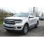 FORD (2019) RANGER LARIAT CREW CAB PICKUP TRUCK WITH 2.3L 4 CYL. GAS ENGINE, AUTO. TRANSMISSION,