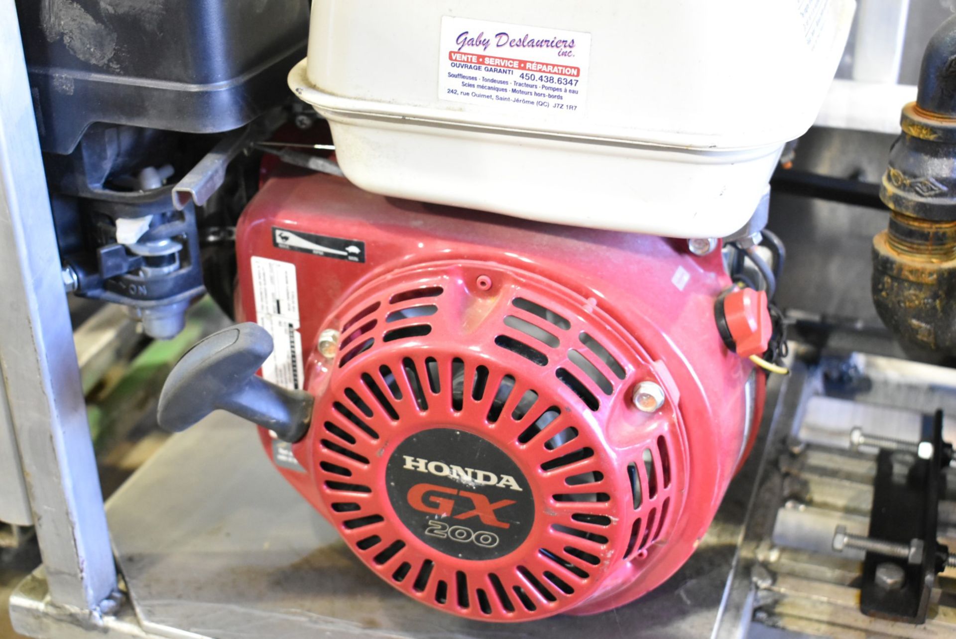 HOWDEN ROOTS ROTARY LOBE BLOWER WITH HONDA GX200 GAS ENGINE S/N: 200SA34450 - Image 3 of 3