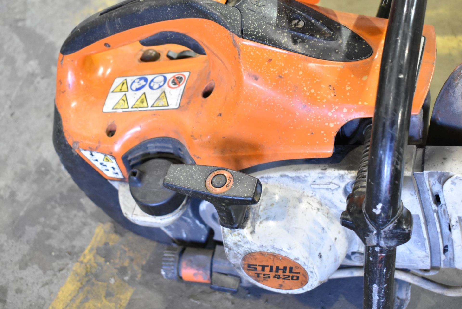 STIHL TS420 GAS POWERED 12" CHOP SAW S/N: N/A - Image 8 of 8