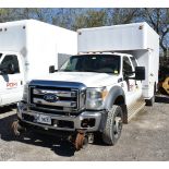 FORD (2012) F550 XLT SUPER DUTY HI-RAIL FIELD SERVICE TRUCK WITH 6.8L 10 CYL. GAS ENGINE, AUTO.