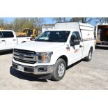 FORD (2019) F150 XL PICKUP TRUCK WITH 5.0L 8 CYL. GAS ENGINE, AUTO. TRANSMISSION, RWD, BED CAP, 54,
