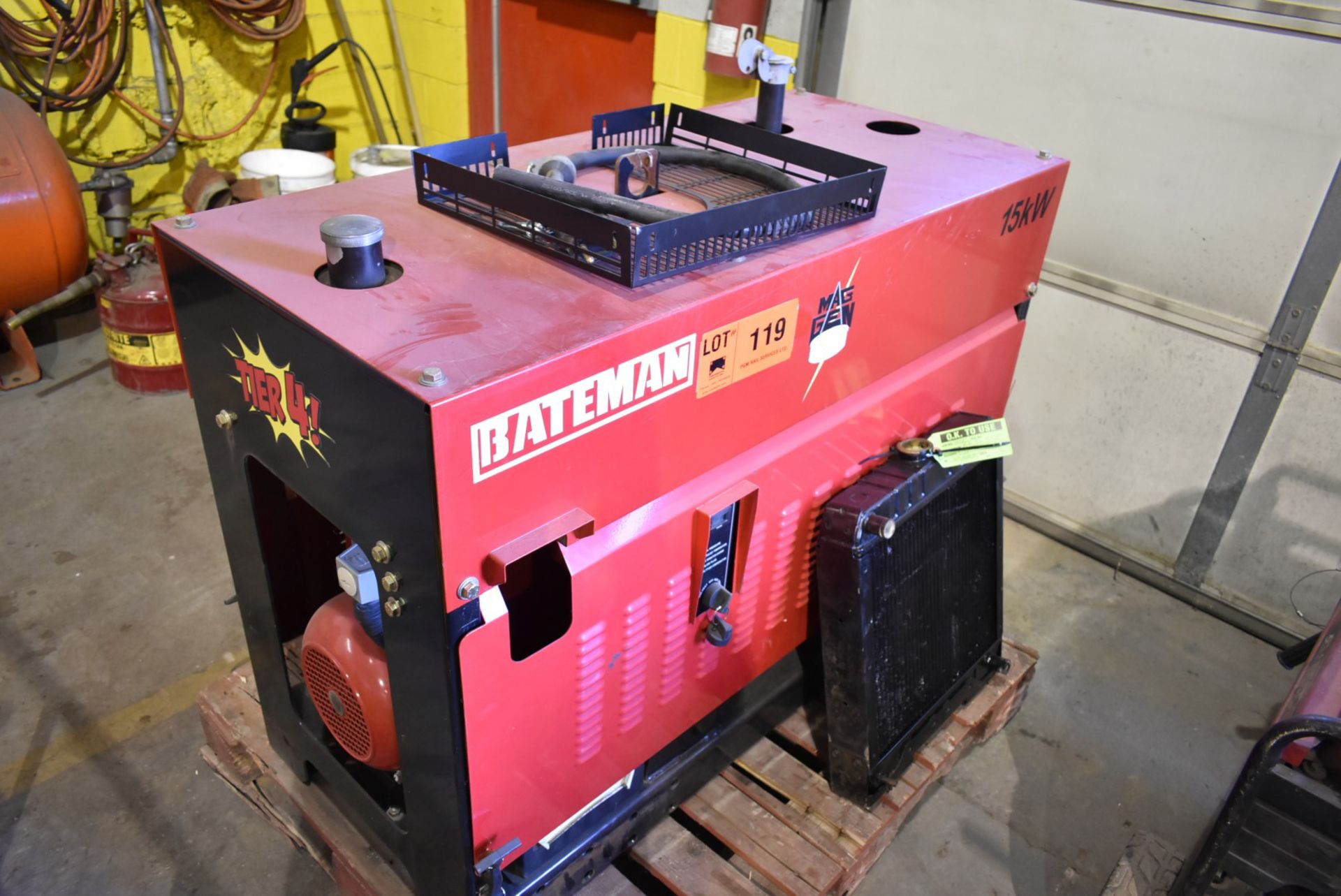 BATEMAN MAG-GEN 15KW GENERATOR WITH 0.8 HRS (RECORDED ON METER AT TIME OF LISTING (CI)