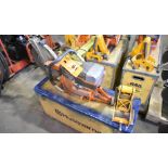 HUSQVARNA K1270 GAS POWERED 16" CHOP SAW WITH HUSQVARNA RA10 RAIL CLAMP S/N: N/A