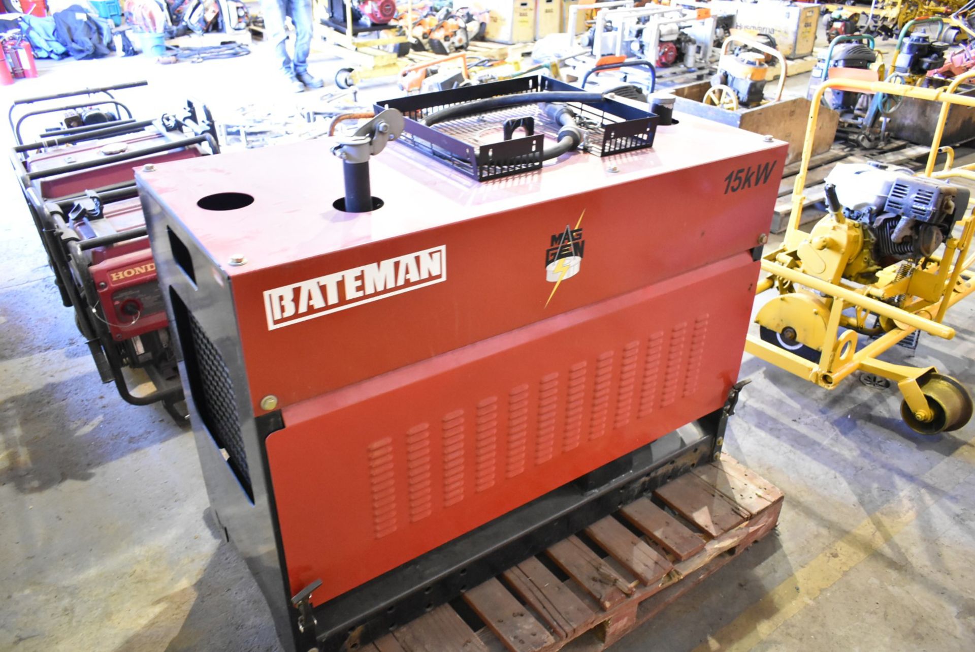 BATEMAN MAG-GEN 15KW GENERATOR WITH 0.8 HRS (RECORDED ON METER AT TIME OF LISTING (CI) - Image 2 of 3