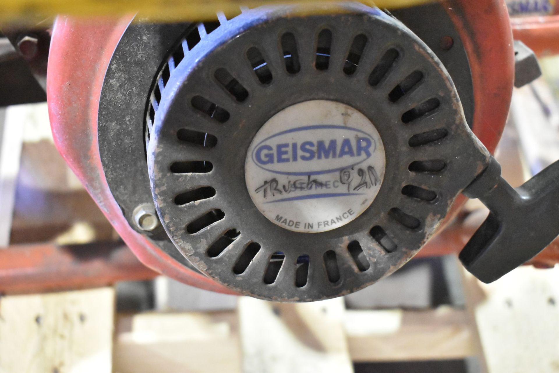 GEISMAR STUMEC (2011) MP.12 6" GAS-POWERED RAIL GRINDER WITH SPEEDS TO 3800 RPM, S/N: 05-29815 - Image 3 of 5