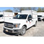 FORD (2019) F150 XL PICKUP TRUCK WITH 5.0L 8 CYL. GAS ENGINE, AUTO. TRANSMISSION, RWD, BED CAP, 97,
