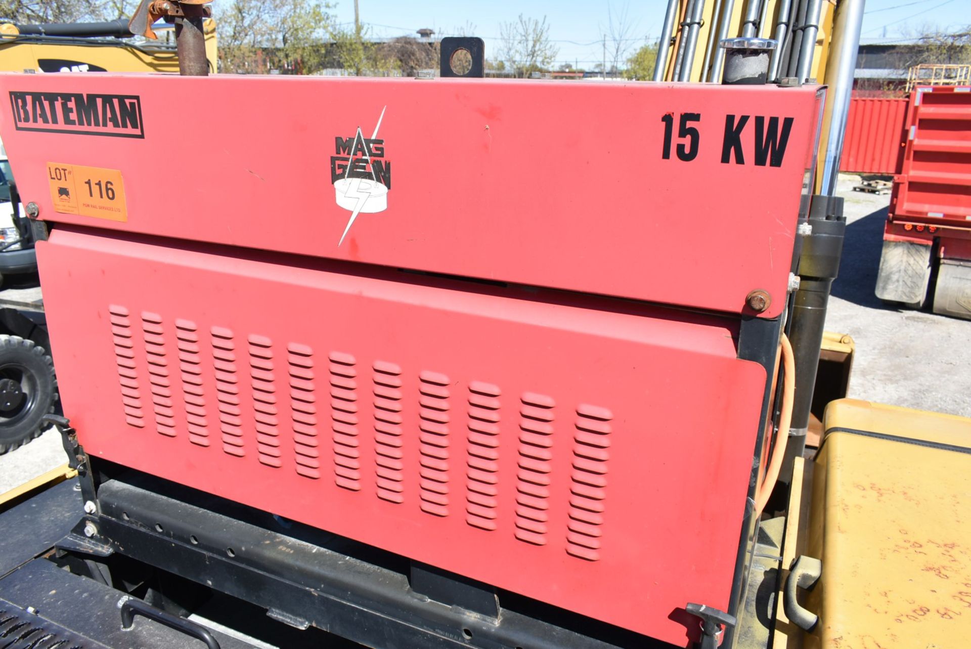 BATEMAN MAG-GEN 15KW GENERATOR WITH 1463HRS (RECORDED ON METER AT TIME OF LISTING (CI)