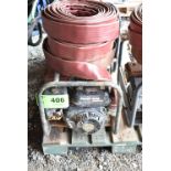 GAS POWERED WATER PUMP WITH 210 CC ENGINE, 115 GALLON PER MINUTE CAPACITY, S/N N/A