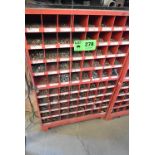 LOT/ PIGEONHOLE CABINET WITH HARDWARE