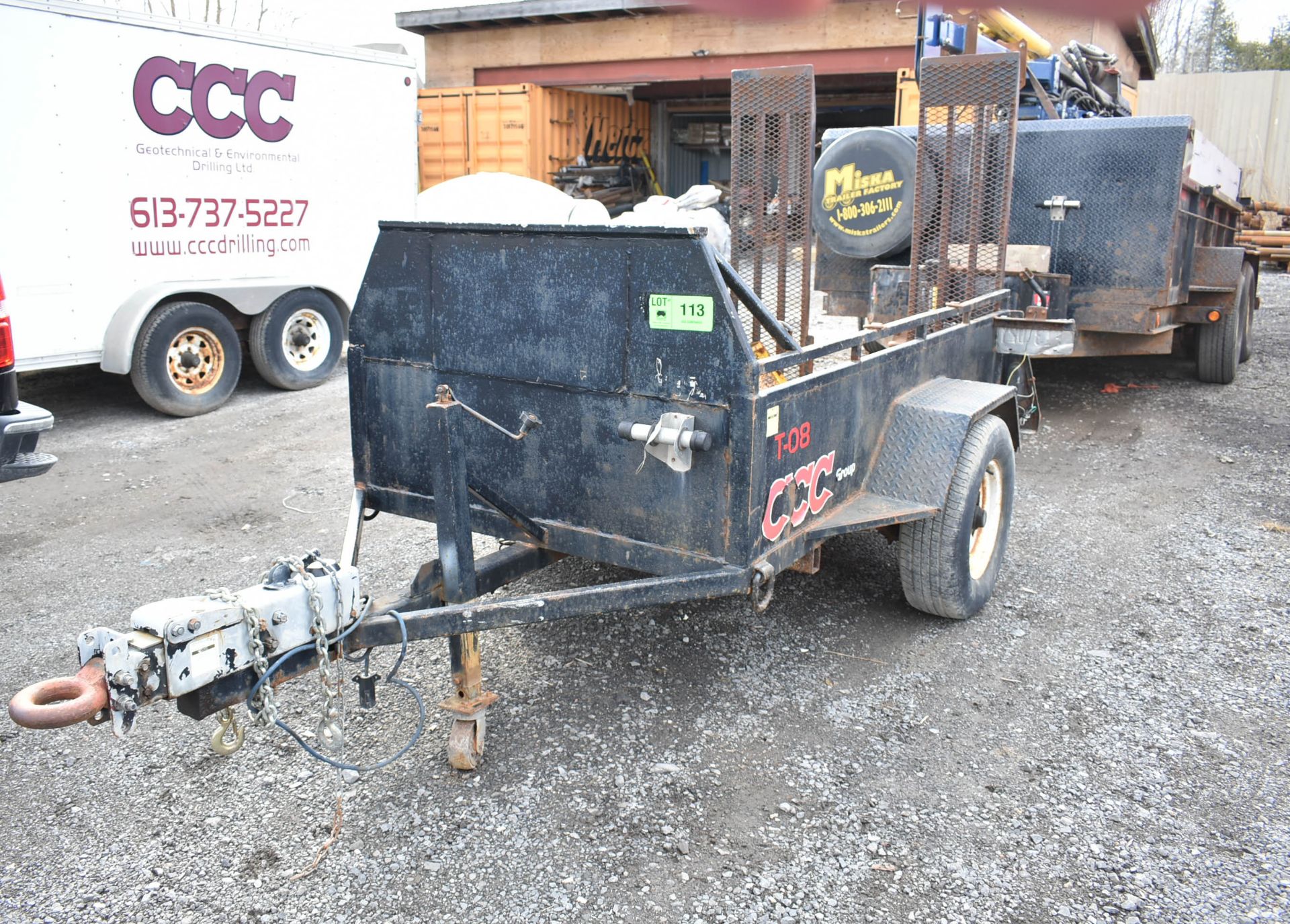 MFG UNKNOWN (2010) 8' SINGLE AXLE UTILITY TRAILER WITH RAMPS, VIN: 309271140 (UNIT T-08) - Image 2 of 6