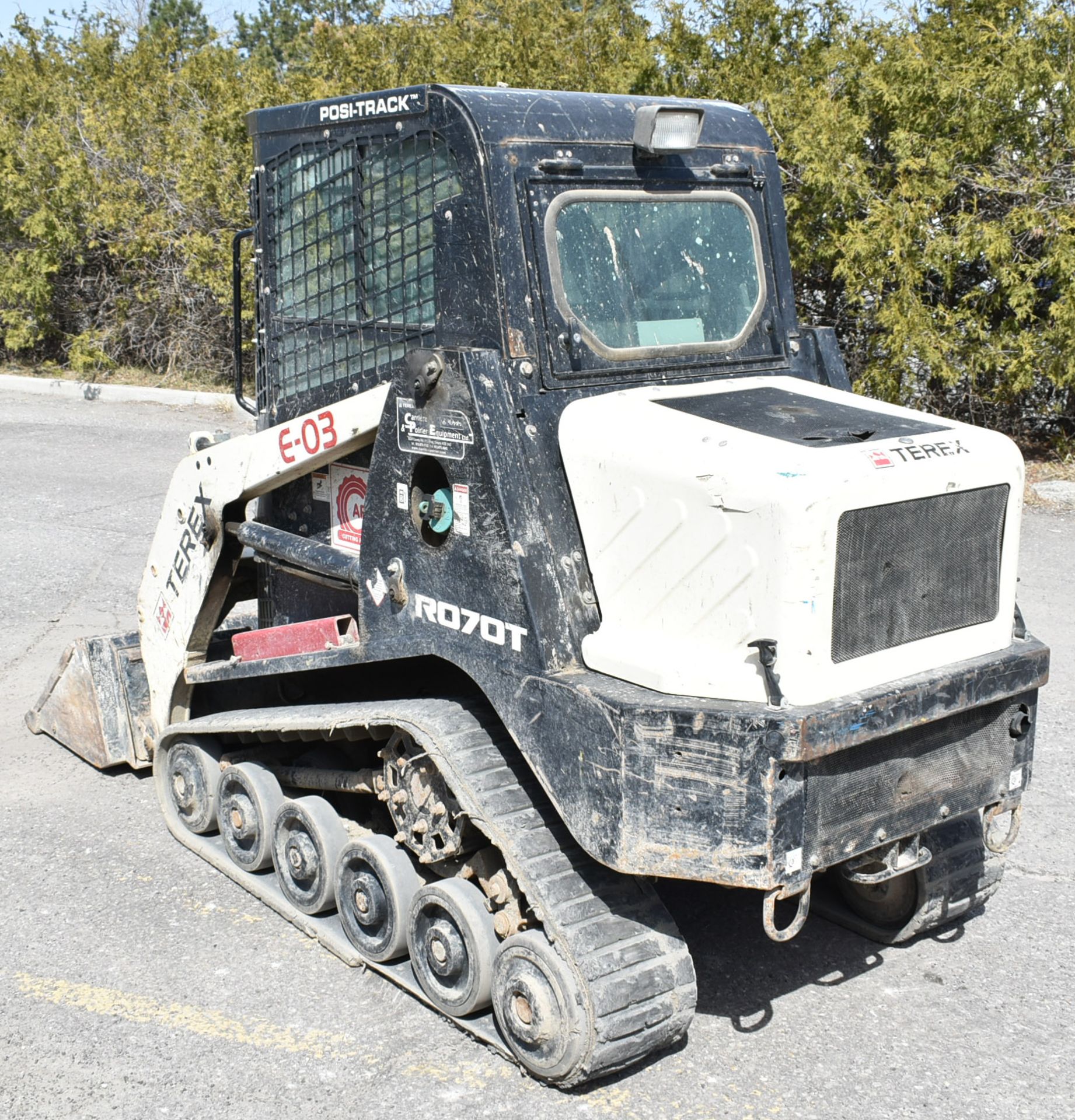 TEREX R070T COMPACT SKID STEER WITH THIRD VALVE, 1,143 HOURS (RECORDED ON METER AT TIME OF LISTING), - Image 2 of 11