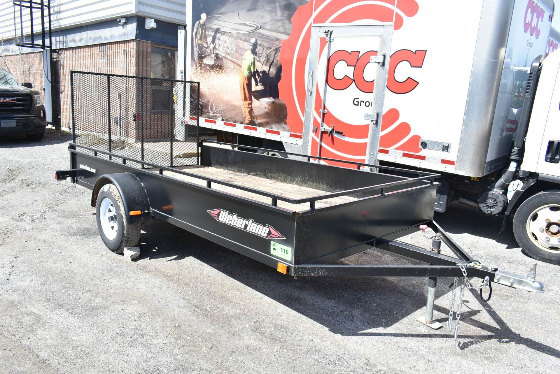 WEBERLANE (2018) EC1272 8' UTILITY TRAILER WITH FOLD DOWN RAMP, 3,000 LB GVWR, VIN: - Image 4 of 6