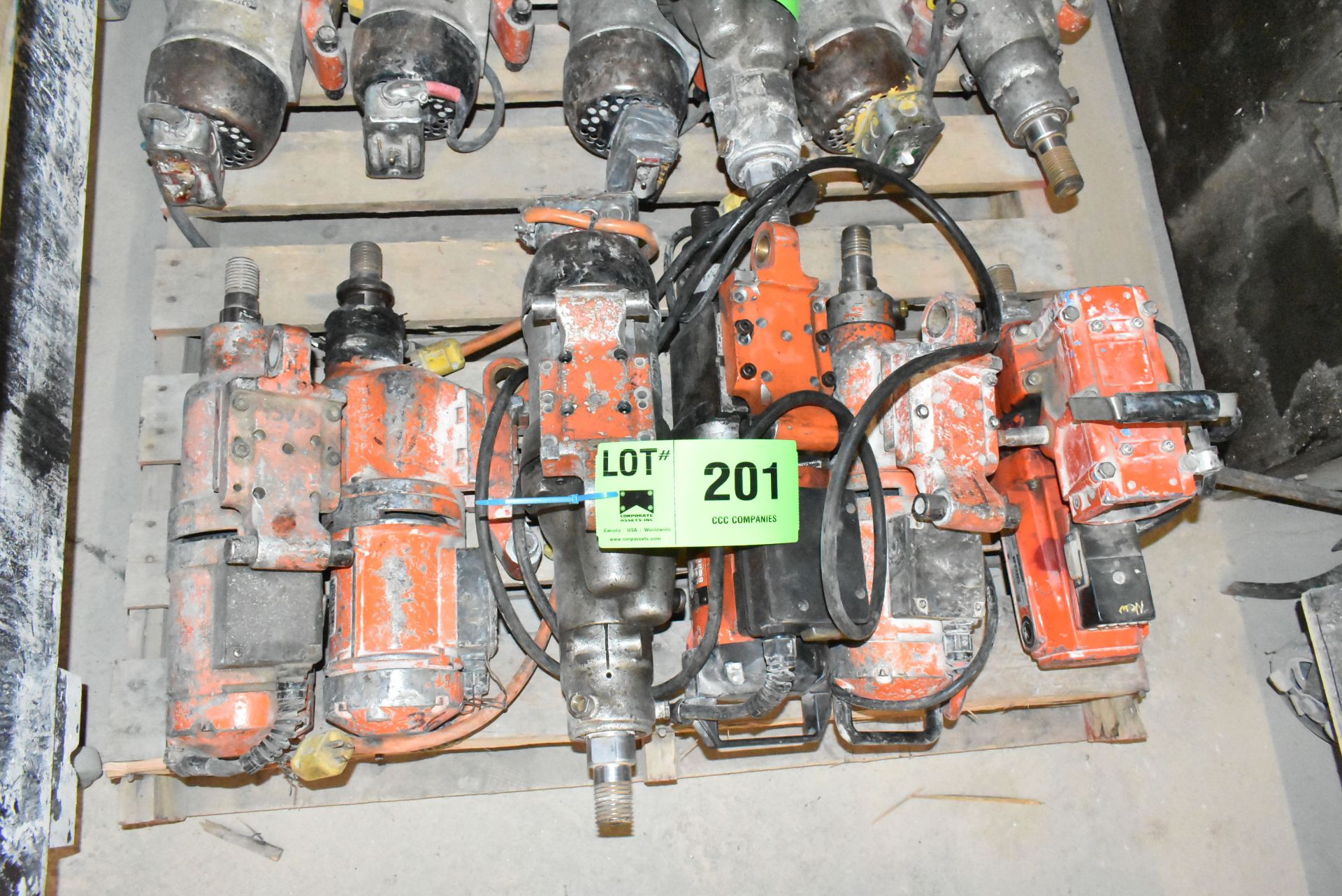 LOT/ (6) ELECTRIC CORE DRILLS