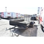 WEBERLANE (2018) EC1272 8' UTILITY TRAILER WITH FOLD DOWN RAMP, 3,000 LB GVWR, VIN: