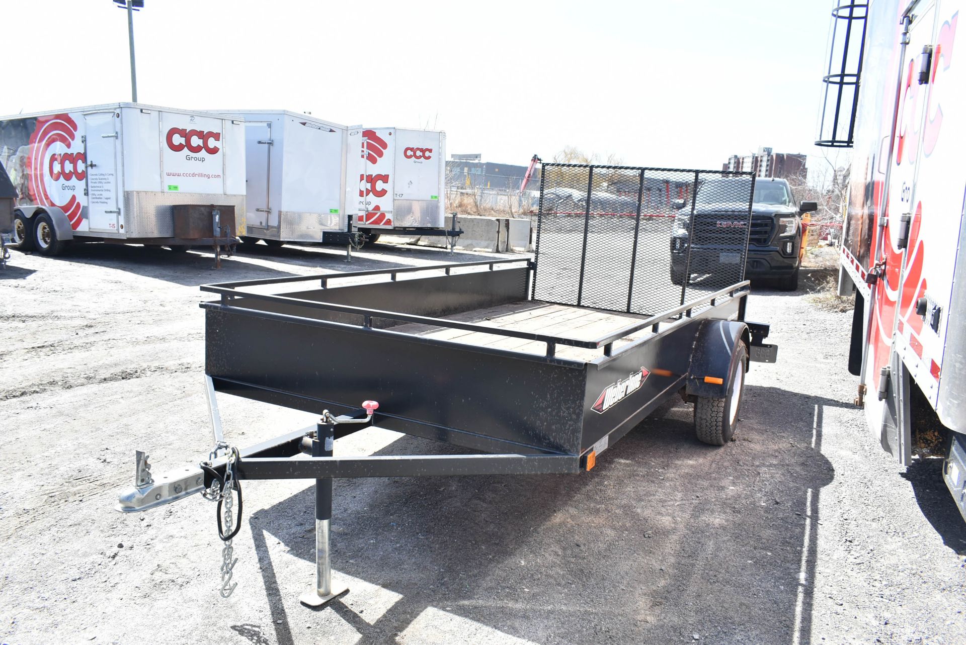 WEBERLANE (2018) EC1272 8' UTILITY TRAILER WITH FOLD DOWN RAMP, 3,000 LB GVWR, VIN: