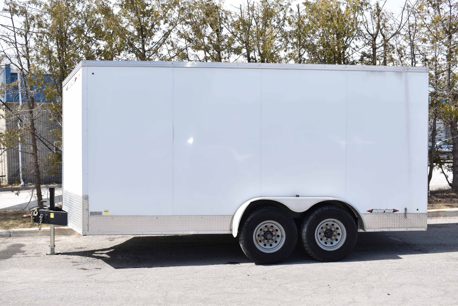 WEBERLANE (2020) W716CCTW TANDEM AXLE ENCLOSED UTILITY TRAILER WITH RAMPS, 15,652 LB GVWR, VIN: - Image 2 of 14