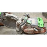 HUSQVARNA K970 GAS POWERED QUICK CUT SAW, S/N N/A