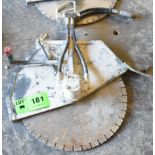 MFG UNKNOWN 24" HYDRAULIC CONCRETE SAW, S/N N/A