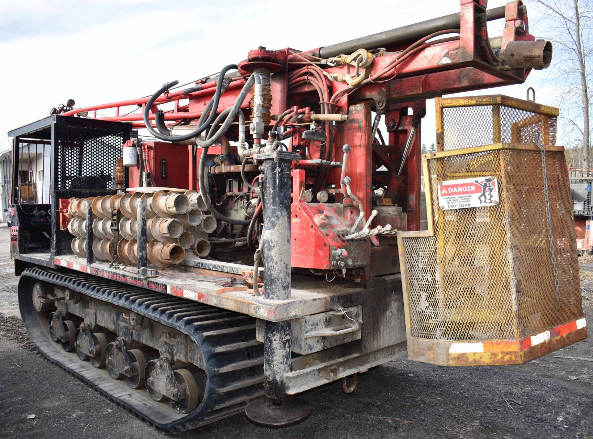 CENTRAL MINE EQUIPMENT MODEL CME 55 TRACK CARRIER MOUNTED DRILL RIG WITH OPEN OPERATOR STATION, - Image 6 of 17