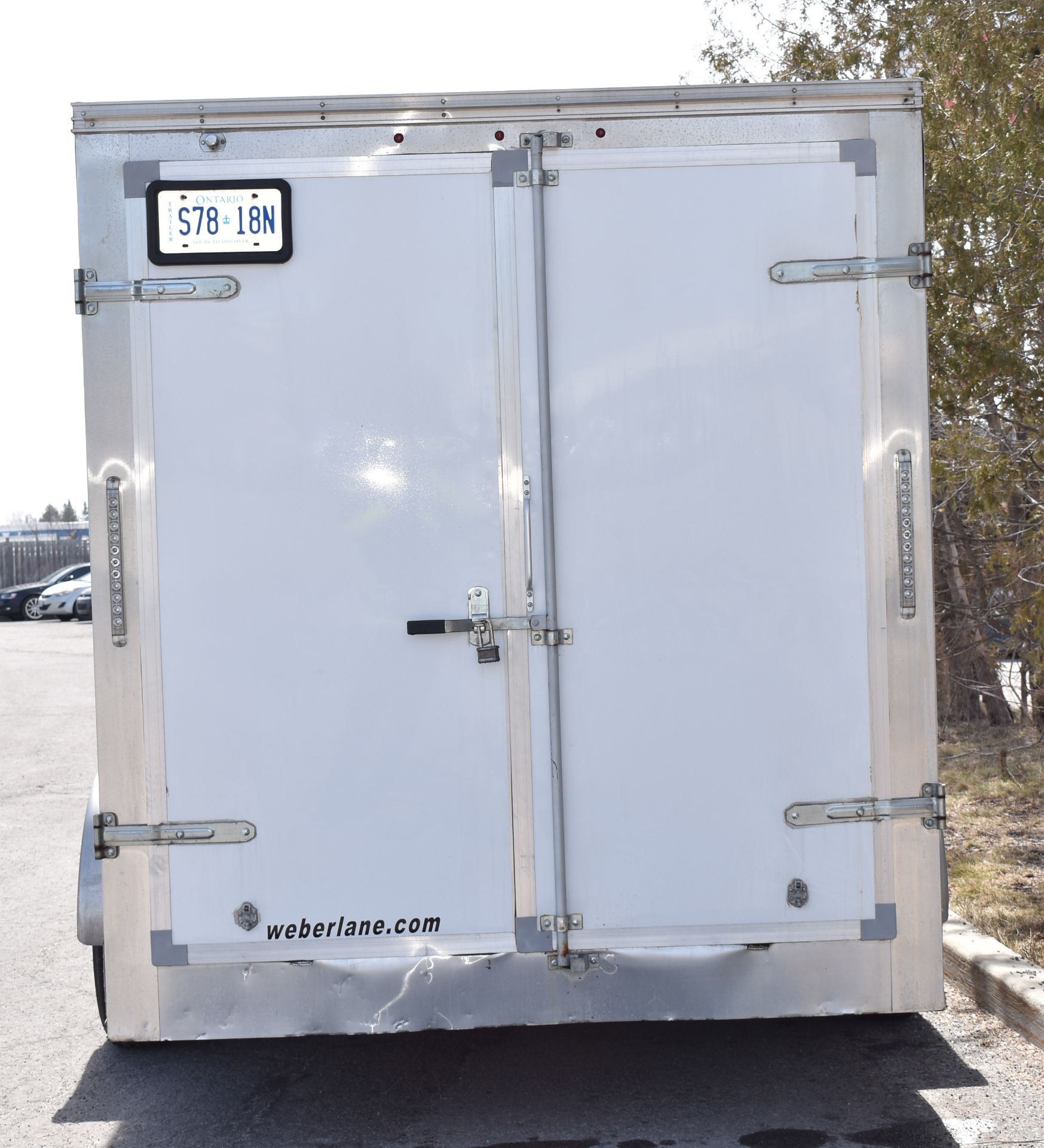 WEBERLANE (2020) W716CCTW TANDEM AXLE ENCLOSED UTILITY TRAILER WITH RAMPS, 15,652 LB GVWR, VIN: - Image 4 of 14