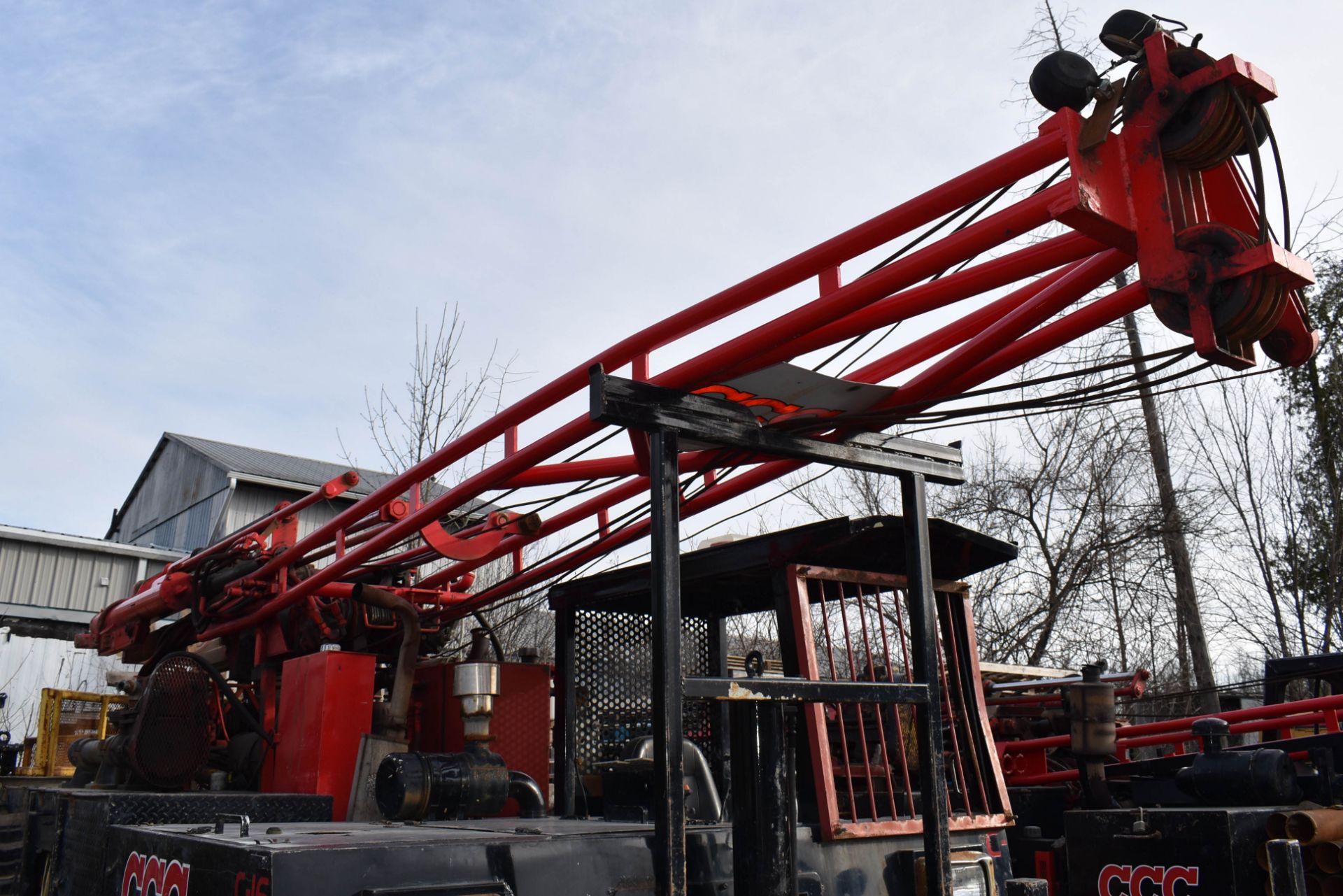 CENTRAL MINE EQUIPMENT MODEL CME 55 TRACK CARRIER MOUNTED DRILL RIG WITH OPEN OPERATOR STATION, - Image 9 of 17