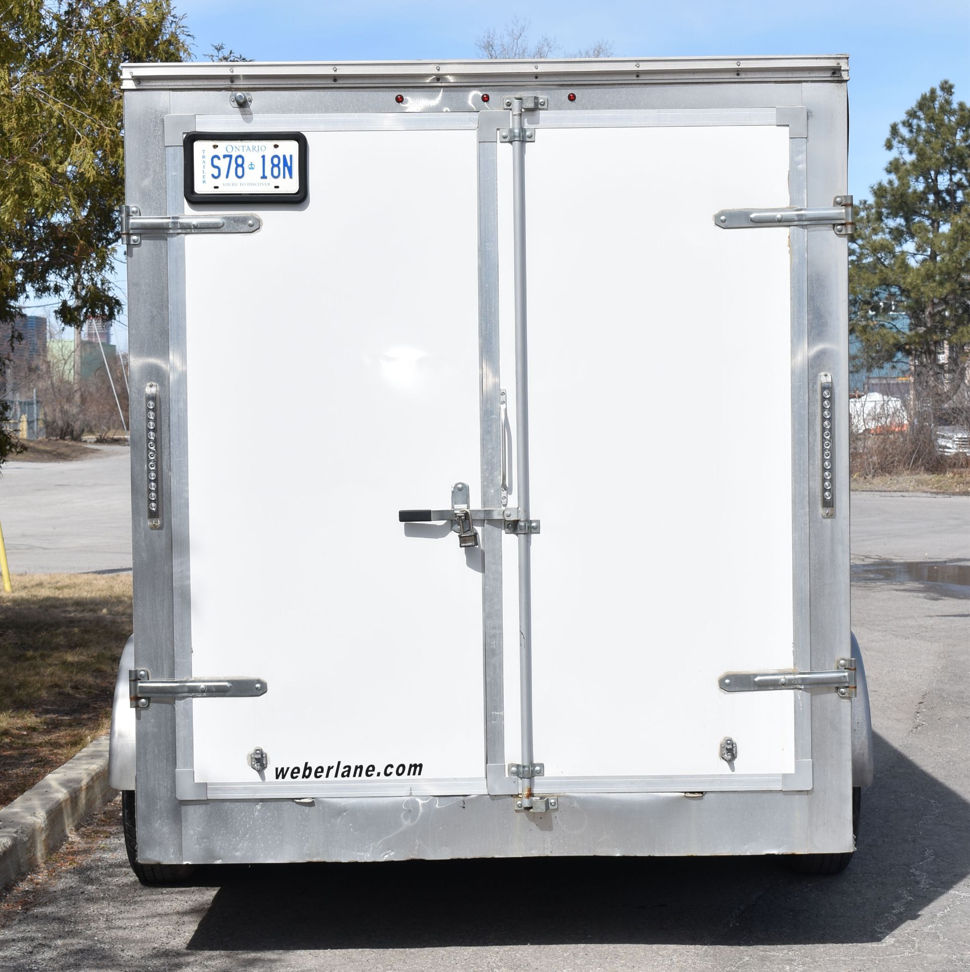 WEBERLANE (2020) W716CCTW TANDEM AXLE ENCLOSED UTILITY TRAILER WITH RAMPS, 15,652 LB GVWR, VIN: - Image 11 of 14